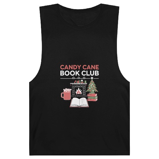 Bookish Christmas Candy Cane Book Club Bookish Barnard Tanks