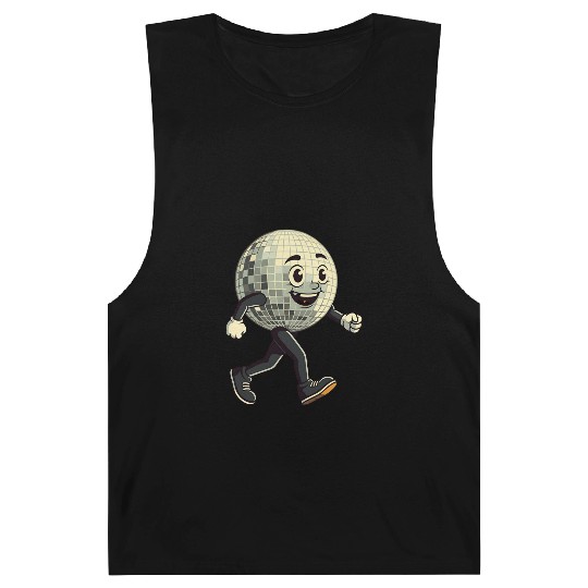 Disco Ball Walking - Retro Funk in Motion Barnard Tanks