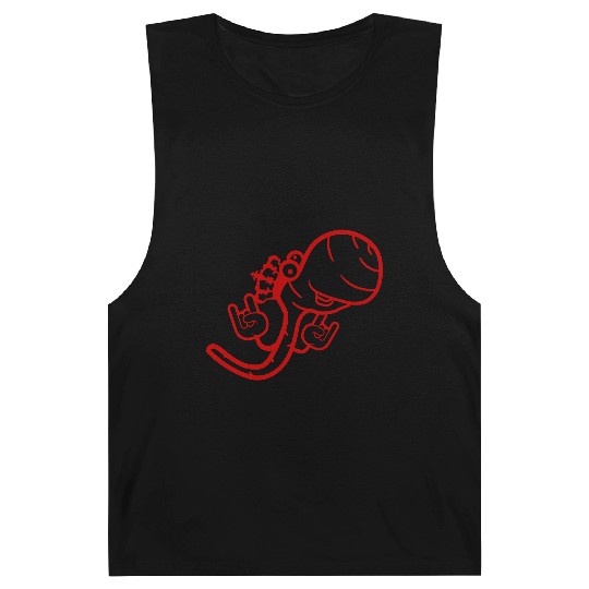 Cute Cool Worm Crown King Party Animal Fun Monster Barnard Tanks