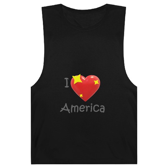 I Love America Barnard Tanks