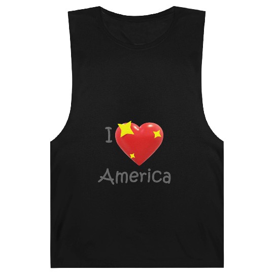 I Love America Barnard Tanks