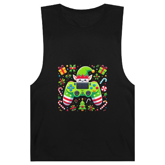 Christmas Elf Themed Gaming Controller Fun Barnard Tanks