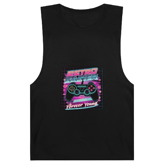 Retro Gamer Forever Young 01 sticker Barnard Tanks