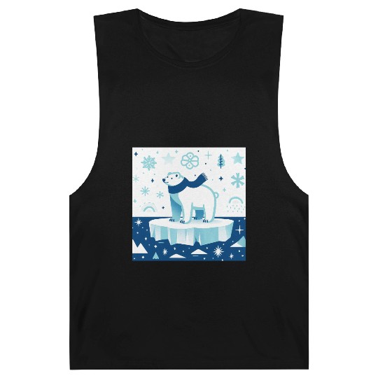 Polar Bear in Winter Wonderland Barnard Tanks
