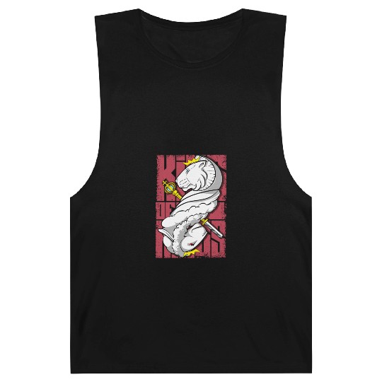 Lion King and the Holy Lamb Christian Art Barnard Tanks