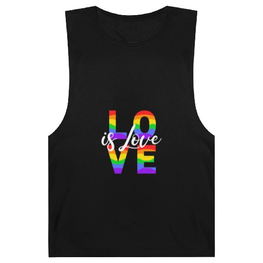 Love is Love Gay Pride LGBTQ Barnard Tanks