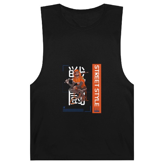 Street Style Barnard Tanks, Urban Hip Hop Fashion