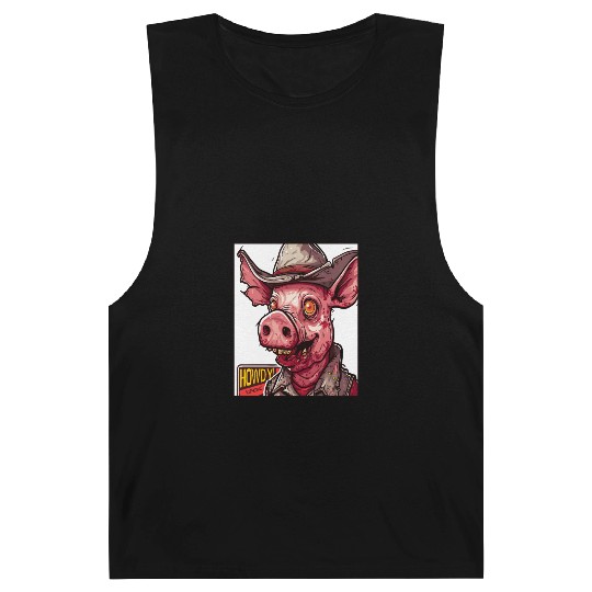 hillbilly redneck zombie cowboy pig Barnard Tanks