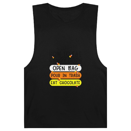 How To Eat Candy Corn Funny Candy Corn Halloween Barnard Tanks