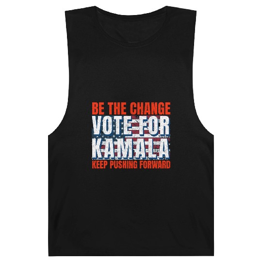 Be the Change - Vote for KamalaHarris. US Election Barnard Tanks