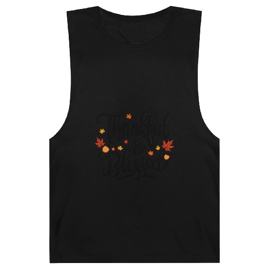 Thankful and Blessed – Grateful, Positive Mindset Barnard Tanks
