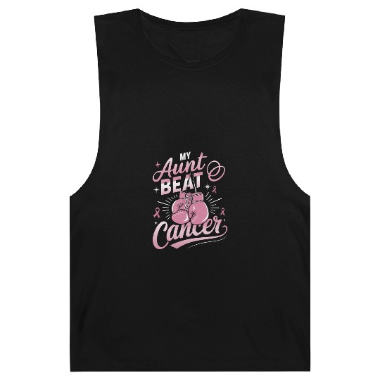 My Aunt Beat Cancer Breast Cancer Awareness Barnard Tanks