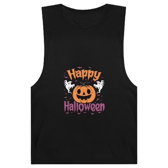 Trick Or Treat Happy Halloween Funny Pumpkin 2024 Barnard Tanks