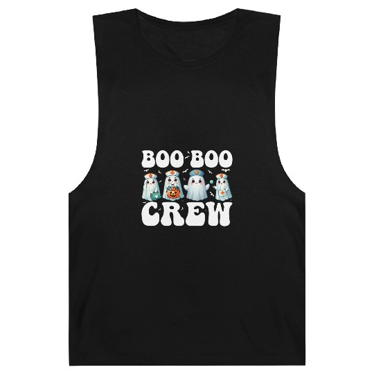 Boo Boo Crew Nurse Gifts Funny Halloween Costume Barnard Tanks