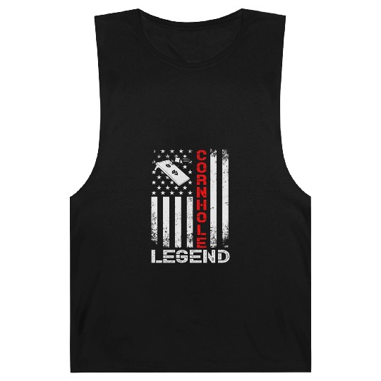 Cornhole Legend US American Flag Barnard Tanks