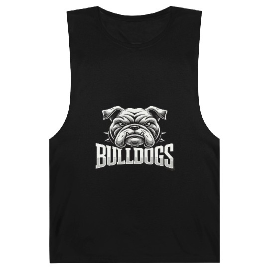 Bulldogs Mascot Back To School Team Spirit Barnard Tanks