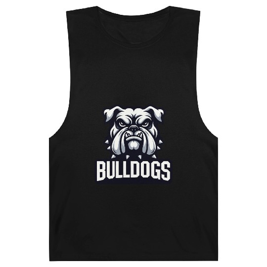 Bulldogs Mascot Back To School Team Spirit Barnard Tanks