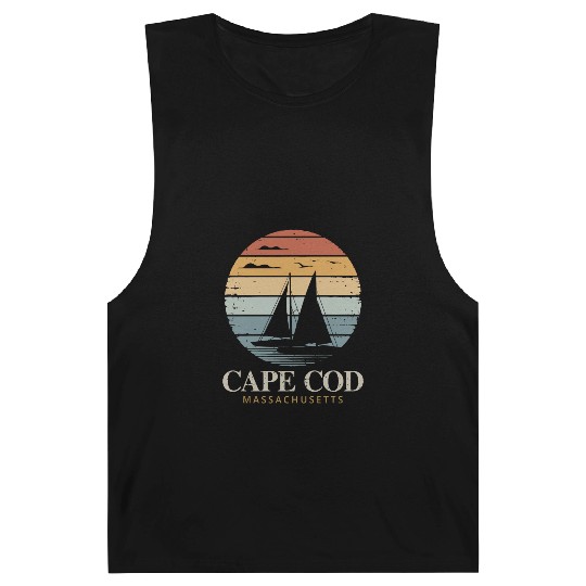 Cape Cod Vintage SunsetMassachusetts Sailing Barnard Tanks