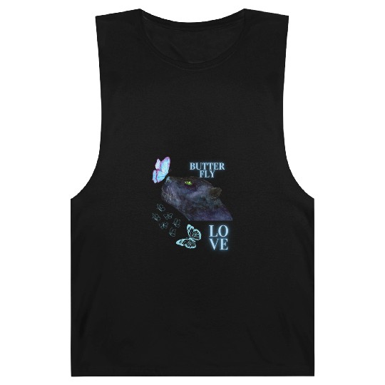 black panther lover butterfly Barnard Tanks