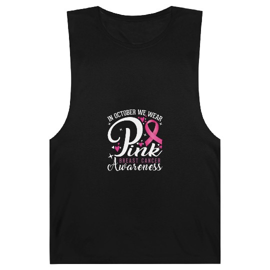 Breast Cancer In October We Wear Pink Barnard Tanks