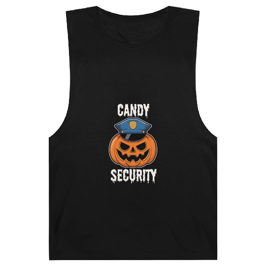 Candy Security Halloween Barnard Tanks