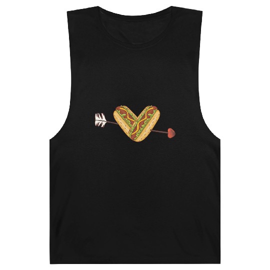 I Love Hotdog Contest Outfits Frankfurter BBQ Barnard Tanks