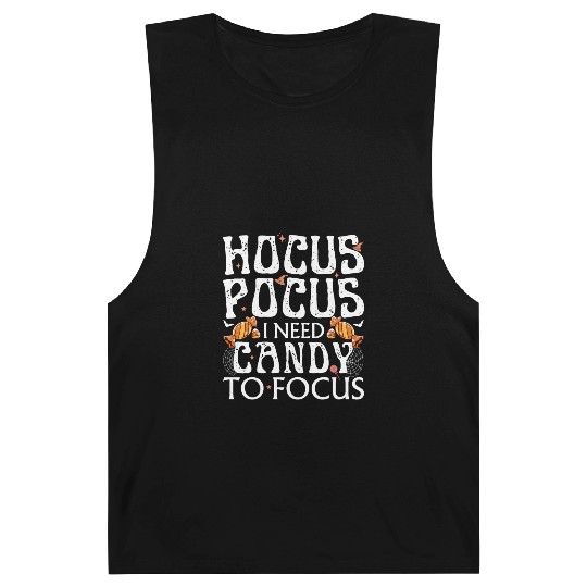 Hocus Pocus I Need Candy To Focus Barnard Tanks