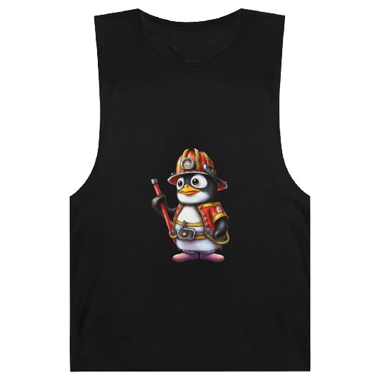 funny penguin, Penguin Famila Barnard Tanks