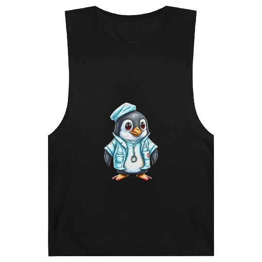 Penguin Doctor, Penguin Famila, funny penguin Barnard Tanks