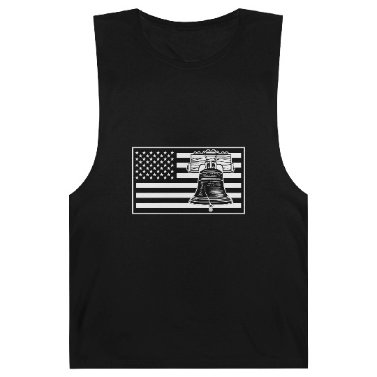 Liberty Bell US Flag LIKE US ON FB #USAPatriotGra Barnard Tanks