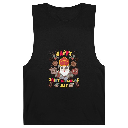 Groovy Saint Nicholas Day logo Barnard Tanks