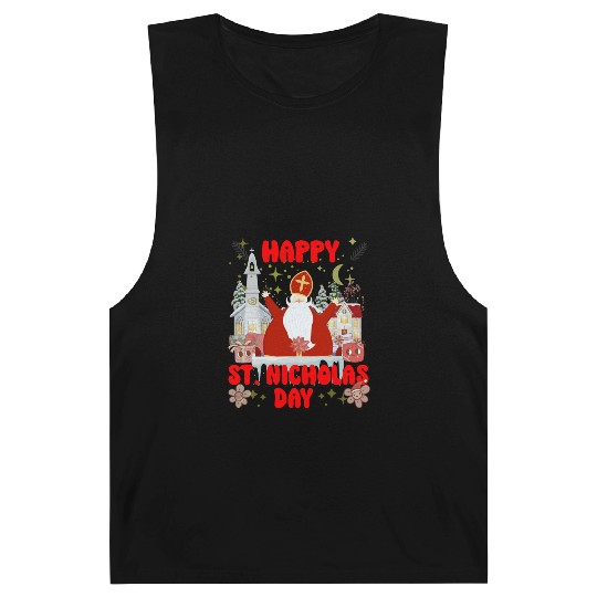 Happy saint Nicholas dayretro logo Barnard Tanks