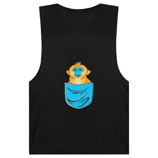 Cute Golden Snub Nosed Monkey In A Pocket Barnard Tanks