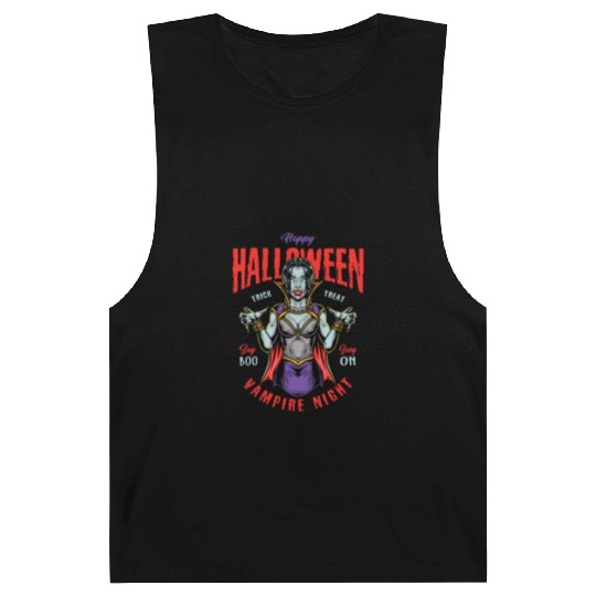 Halloween Vampire Night Barnard Tanks