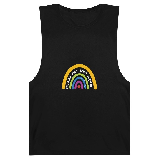Empathy Hope Trust Loyalty Rainbow Barnard Tanks
