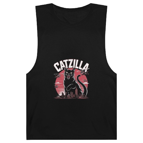 Catzilla Attacks City Design Barnard Tanks