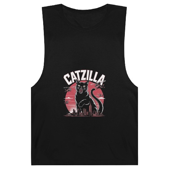 Catzilla Attacks City Design Barnard Tanks