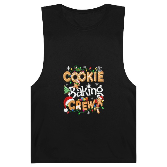 Cookie baking crew Cooking Lover Xmas Gingerbread Barnard Tanks