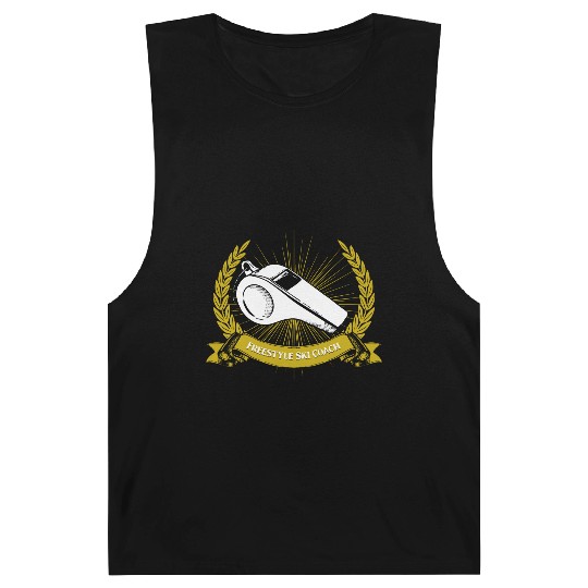 Freestyle Ski Coach Skiing Funny Freestyle Skier H Barnard Tanks