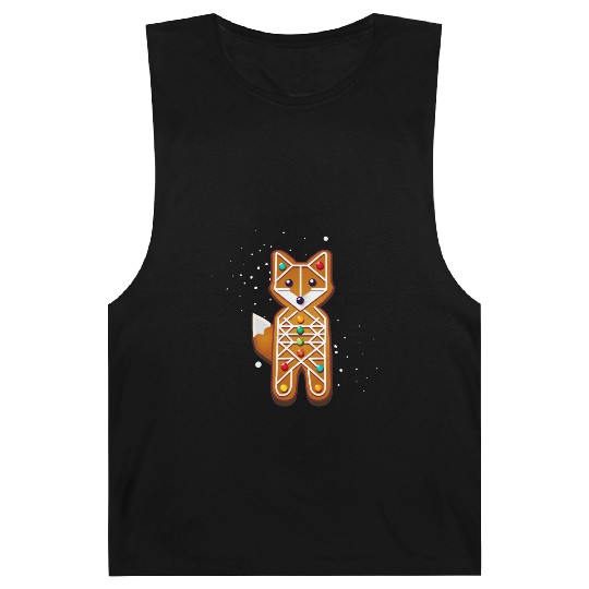 Fox gingerbread style - creative Christmas motif Barnard Tanks