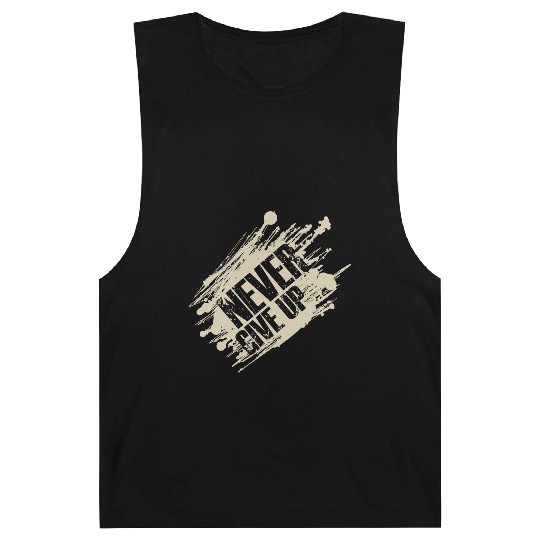 never give up Tipografi eksperimental illustration Barnard Tanks