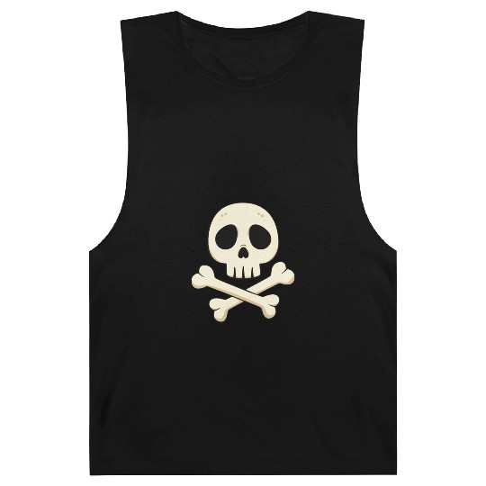 Cartoon skull and crossbones Barnard Tanks