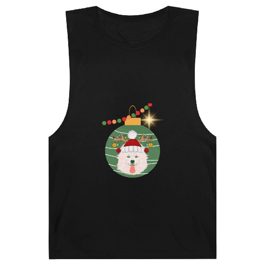 Christmas Samoyed style Barnard Tanks