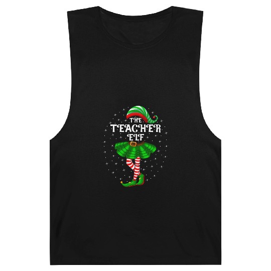 The Teacher Elf Christmas Barnard Tanks