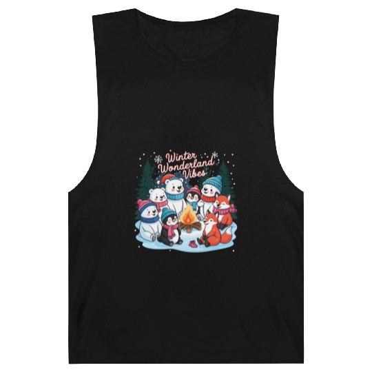 Winter Wonderland Snowflake Barnard Tanks