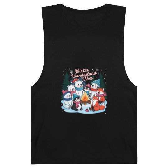 Winter Wonderland Snowflake Barnard Tanks