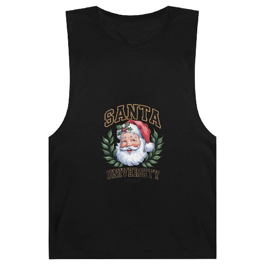 Santa University Est. 1836, santae, newe year gift Barnard Tanks