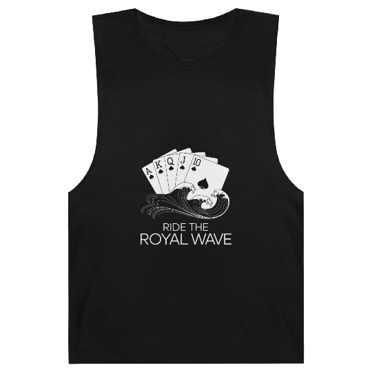 Texas Hold'em Ride The Royal Wave Poker Apparel Barnard Tanks