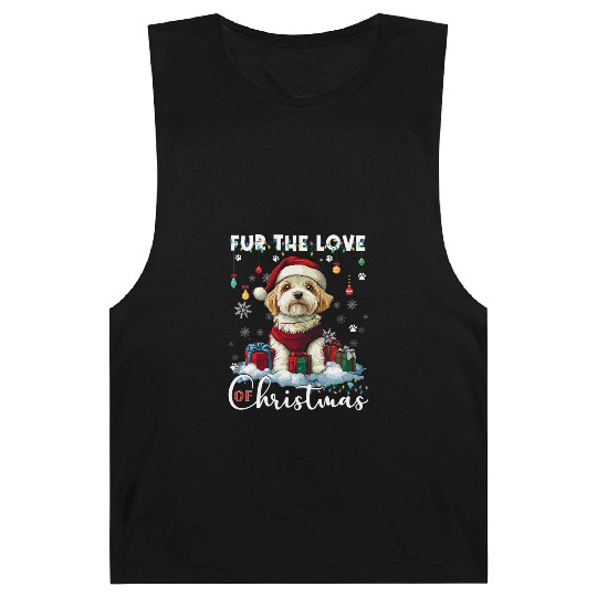Havanese Christmas Tree Lights Decorations Dog Barnard Tanks