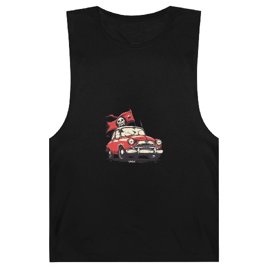 Communist Soviet Pirate Retro Car Barnard Tanks